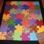 Around The Blocks Puzzle Quilt