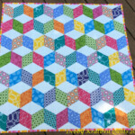 Baby Blocks Quilt Runner Craftsy Tumbling Blocks Quilt Quilt