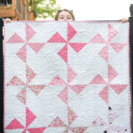 Free Turnstile Block Baby Quilt Pattern Polka Dot Chair Baby Quilt