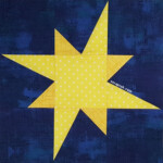 Galaxy Star Quilt Block Variation Pattern Tutorial An Uneven Star