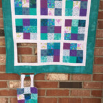 Runaway Quilt Block Hang In There Humorous Quilted Wall Hanging Will